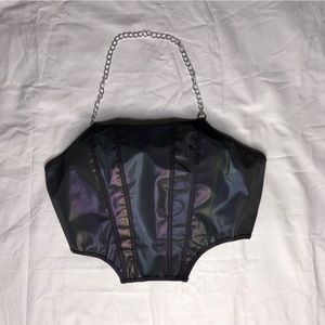 Reflective Halter Top